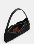 Coach чанта тип багета дамска от кожа Brooklyn Shoulder Bag 26 черна CFT34