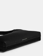 Coach чанта тип багета дамска от кожа Brooklyn Shoulder Bag 26 черна CFT34