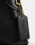 Coach чанта тип багета дамска от кожа Brooklyn Shoulder Bag 26 черна CFT34