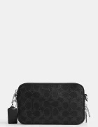 Coach чанта за кръста мъжка от кожа черна CFT68