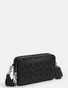 Coach чанта за кръста мъжка от кожа черна CFT68