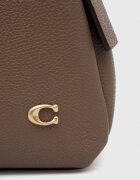 Coach дамска чанта crossbody от кожа Lana Shoulder Bag 23 кафява CM545