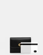 Coach Кожен портфейл дамски в черно CZ111