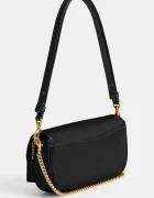 Coach Кожена чанта Brook Flap Chain Bag в черно CAN90