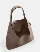 Coach Кожена чанта Brooklyn Shoulder Bag 39 в кафяво CU044