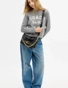 Coach Кожена чанта Tabby Chain Shoulder Bag With Quilting в черно CAF55