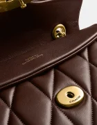 Coach Кожена чанта Tabby Shoulder Bag 26 With Pillow Quilting в кафяво