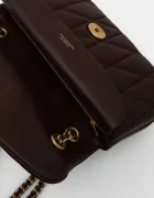 Coach Кожена чанта Tabby Shoulder Bag 26 With Pillow Quilting в кафяво