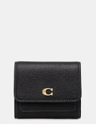 Coach портфейл дамски от кожа черен CAO13