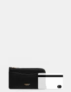 Coach Портфейл дамски от кожа черен CZ112