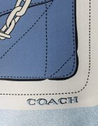Coach шал тип кърпа дамски от коприна син 29CFG26
