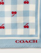 Coach шалче дамско от коприна синьо 29CFG33
