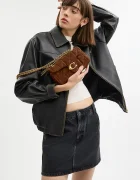 Coach Велурена чанта Tabby 20 в кафяво CCK48