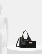 COCCINELLE чанта crossbody дамска от кожа черна E1 SHA 58 01 01