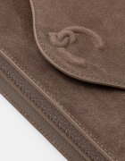 COCCINELLE чанта crossbody дамска от кожа кафява E1 VJG 12 02 01