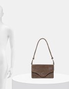 COCCINELLE чанта crossbody дамска от кожа кафява E1 VJG 12 02 01
