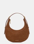 COCCINELLE чанта crossbody дамска от велур кафява E5 USA 53 01 01