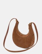 COCCINELLE чанта crossbody дамска от велур кафява E5 USA 53 01 01