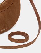 COCCINELLE чанта crossbody дамска от велур кафява E5 USA 53 01 01