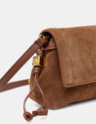 COCCINELLE чанта crossbody дамска от велур кафява E5 VCB 55 01 01