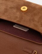 COCCINELLE чанта crossbody дамска от велур кафява E5 VCB 55 01 01