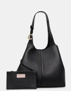 COCCINELLE чанта дамска от кожа черна E1 SHA 11 01 01