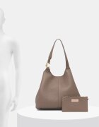 COCCINELLE чанта дамска от кожа кафява E1 SHA 11 01 01