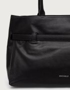 COCCINELLE шопинг чанта дамска от кожа черна E1 VH5 11 02 01