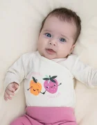 Coccodrillo Бебешко боди HELLO LITTLE GIRL NEWBORN