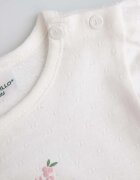 Coccodrillo боди за бебе от памук бежово FAIR FROST GIRL NEWBORN