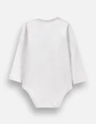 Coccodrillo боди за бебе от памук с еластан бяло FRIENDS FOREVER BOY NEWBORN