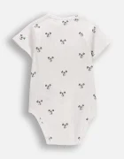 Coccodrillo боди за бебе с памук бежово SMILE UNISEX NEWBORN