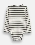 Coccodrillo боди за деца от памук с еластан бежово SMALL WONDER UNISEX NEWBORN