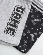 Coccodrillo боксерки за деца от памук с еластан 2 броя черни PANTS