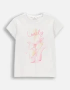 Coccodrillo Детска тениска в бяло EVERYDAY GIRL