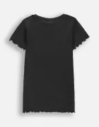 Coccodrillo Детска тениска в черно EVERYDAY GIRL