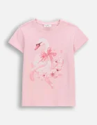 Coccodrillo Детска тениска в розово EVERYDAY GIRL