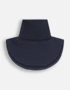 Coccodrillo Детски кръгъл шал в тъмносиньо с изчистен дизайн BASIC ACCESSORIES