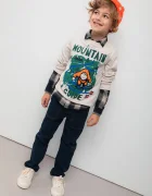 Coccodrillo Детски памучен суичър