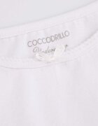 Coccodrillo Детски памучен топ (2 броя) в бяло BASIC UNDERWEAR