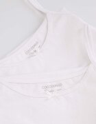 Coccodrillo Детски памучен топ (2 броя) в бяло BASIC UNDERWEAR