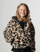 Coccodrillo двустранно яке за деца бежово OUTERWEAR GIRL JUNIOR