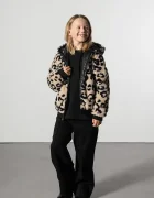 Coccodrillo двустранно яке за деца бежово OUTERWEAR GIRL JUNIOR