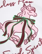 Coccodrillo комплект за деца от памук бежов GALLOPING HORIZONS GIRL KIDS