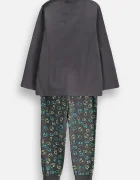 Coccodrillo пижама от две части за деца от памук сива PYJAMAS