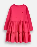Coccodrillo рокля от памук розова с щампа SUPER FUN GIRL KIDS