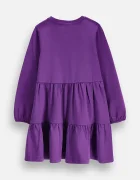 Coccodrillo рокля от памук виолетова с щампа HOBBY PONNY GIRL KIDS