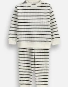 Coccodrillo спортен комплект анцуг за бебе от памук бежов SMALL WONDER UNISEX NEWBORN