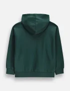 Coccodrillo суичър с качулка за деца с памук зелен EVERYDAY BOY A