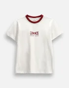 Coccodrillo тениска за деца от памук бежова ACADEMY BOY JUNIOR